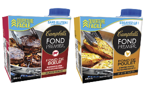 fonds de poulet et de bœuf de Campbell