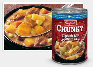 Campbell's Chunky vegetable beef