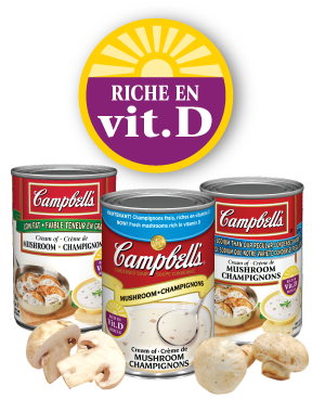 Campbell's Condensed Soup vitamin D varieties